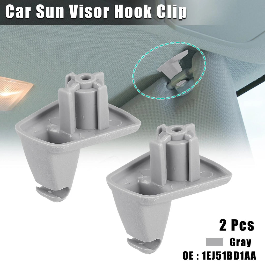 Sun Visor Retainer Staples 2 Pcs Replacement for Chrysler 300 Dodge Charger (2005–2010)