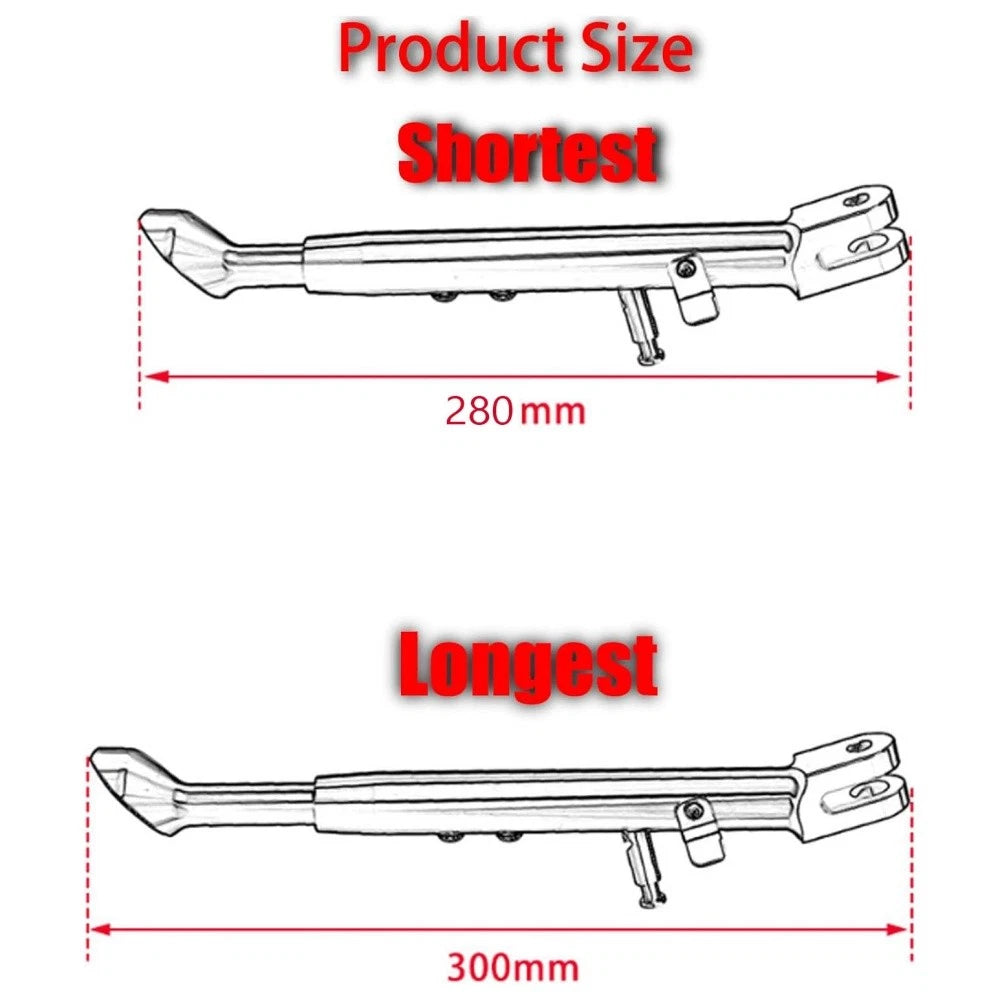 CNC Aluminum Adjustable Kickstand for Suzuki GSXR 600 750 1000 (2001–2010)