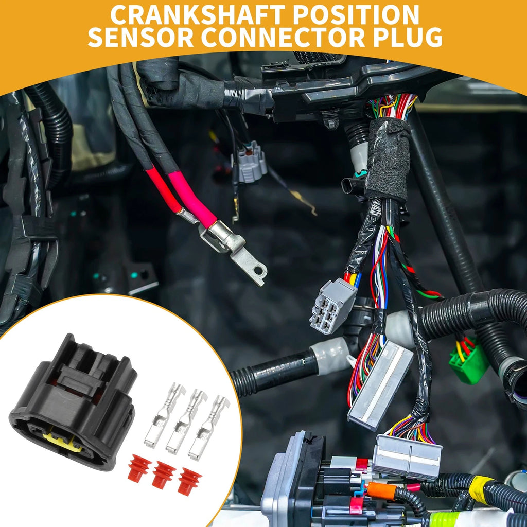 Crankshaft Position Sensor Connector 3 Pin for Toyota (1 Set) (1996–2006)