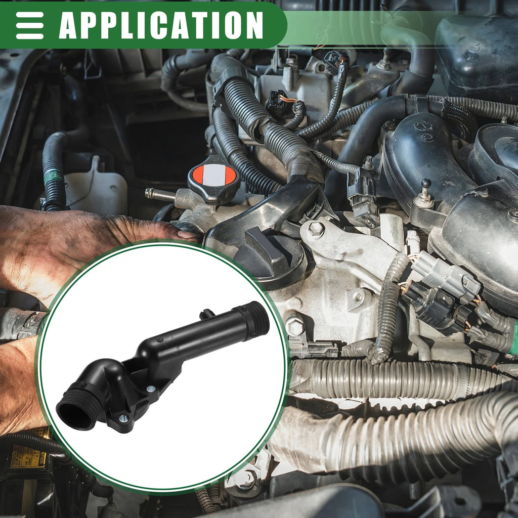 Engine Coolant Thermostat Housing Replacement for BMW 528i Base Sedan (2011–2016)