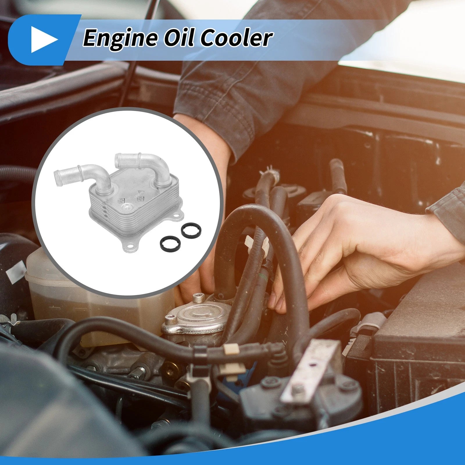Engine Oil Cooler for Kia Rio (2018–2023) OEM Replacement