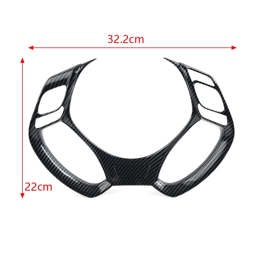 Steering Wheel Button Panel Trim for Toyota CHR (2016–2023) Black