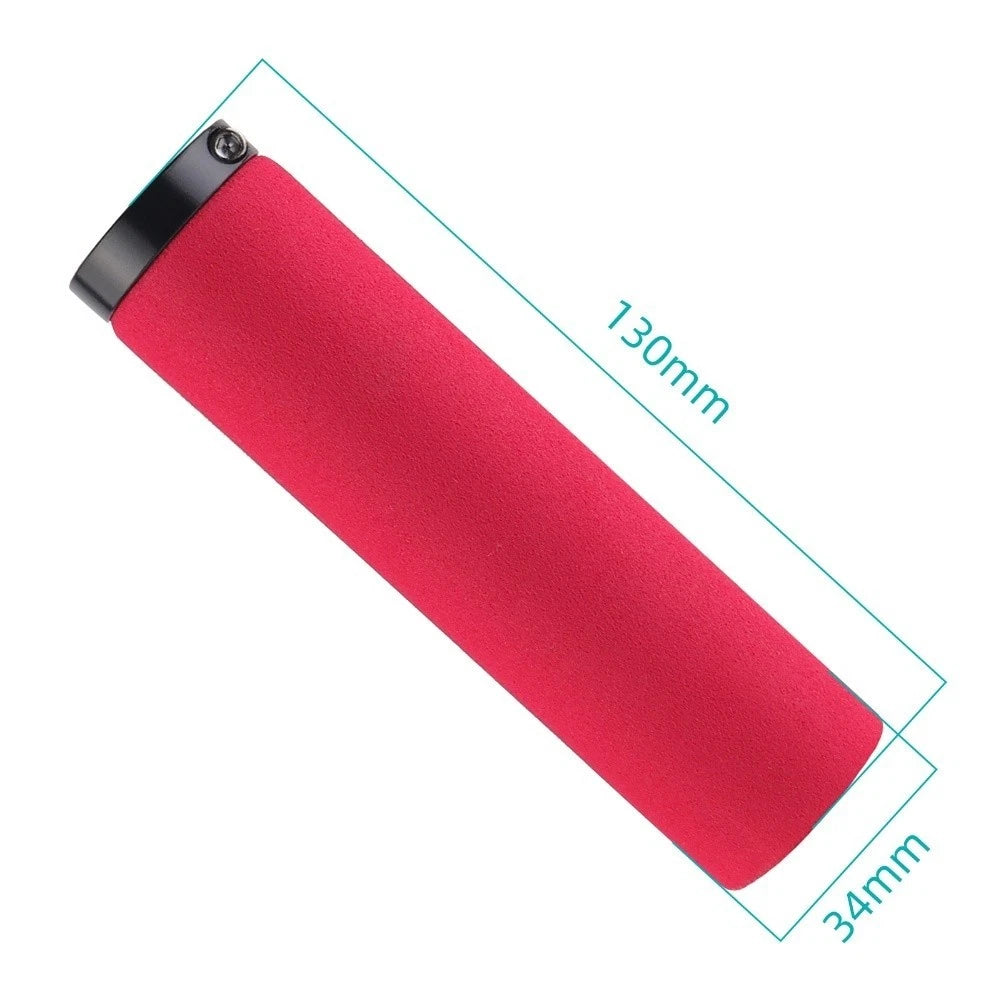 Silicone Gel Handlebar Grips for MTB Road Bikes (Shock Absorption, Lock)
