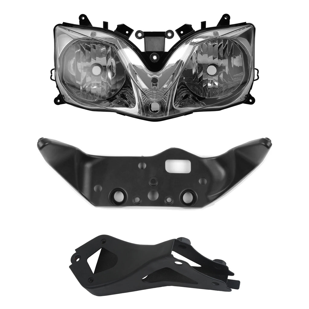 Front Headlight Assembly & Fairing Stay Bracket for Honda CBR600F4i (2001–2006)