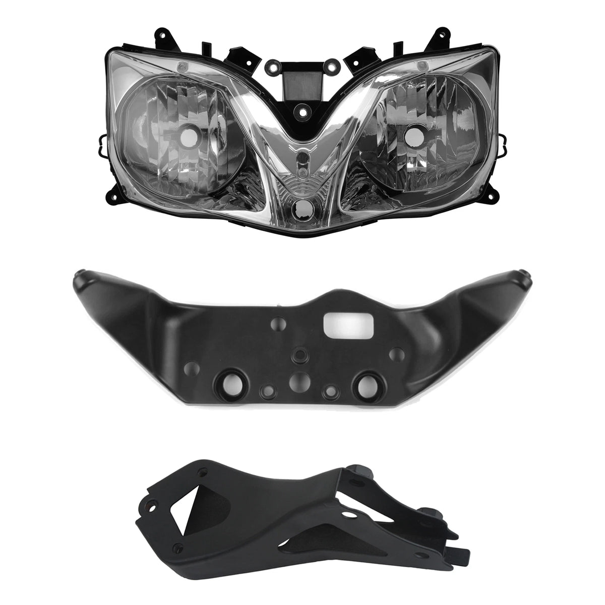 Front Headlight Assembly & Fairing Stay Bracket for Honda CBR600F4i (2001–2006)