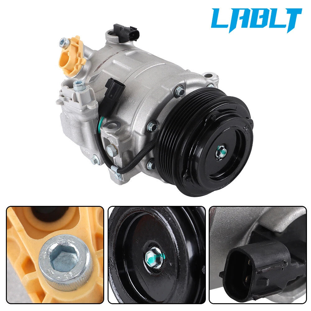 A/C Compressor with Clutch for Ford Explorer Flex Lincoln 3.5L (2013–2020)