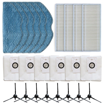 Filter Mop Cloth Dust Bag Side Brush Kit for