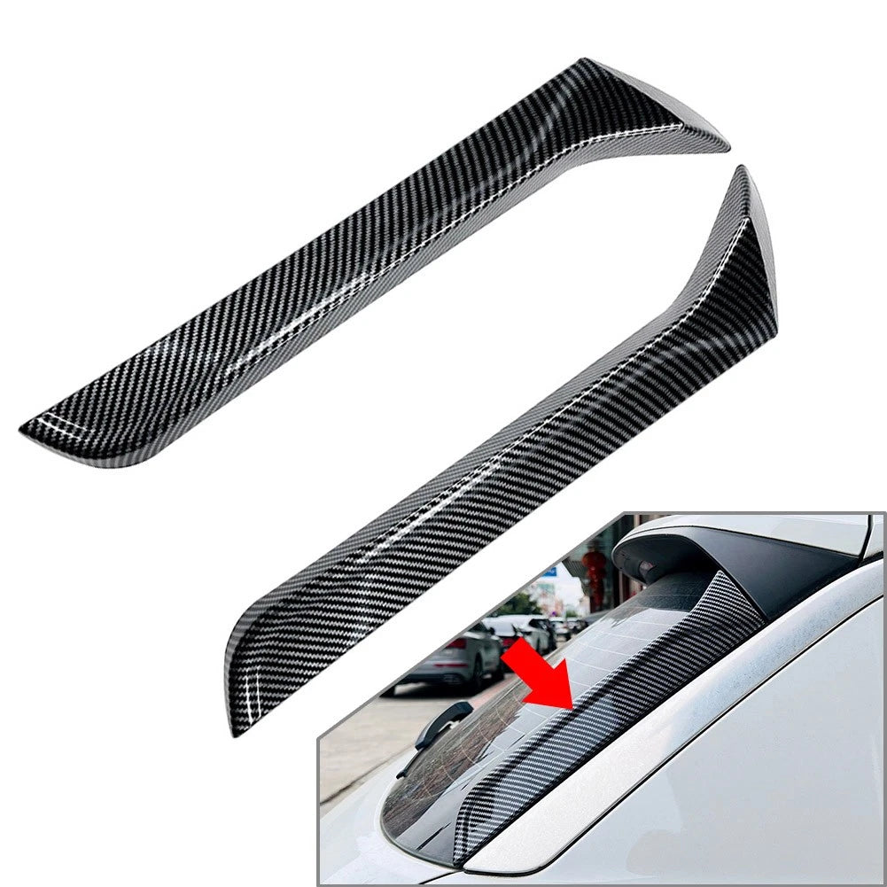 Carbon Fiber Rear Window Spoiler Wings Lip for VW T-ROC (2017–2024)