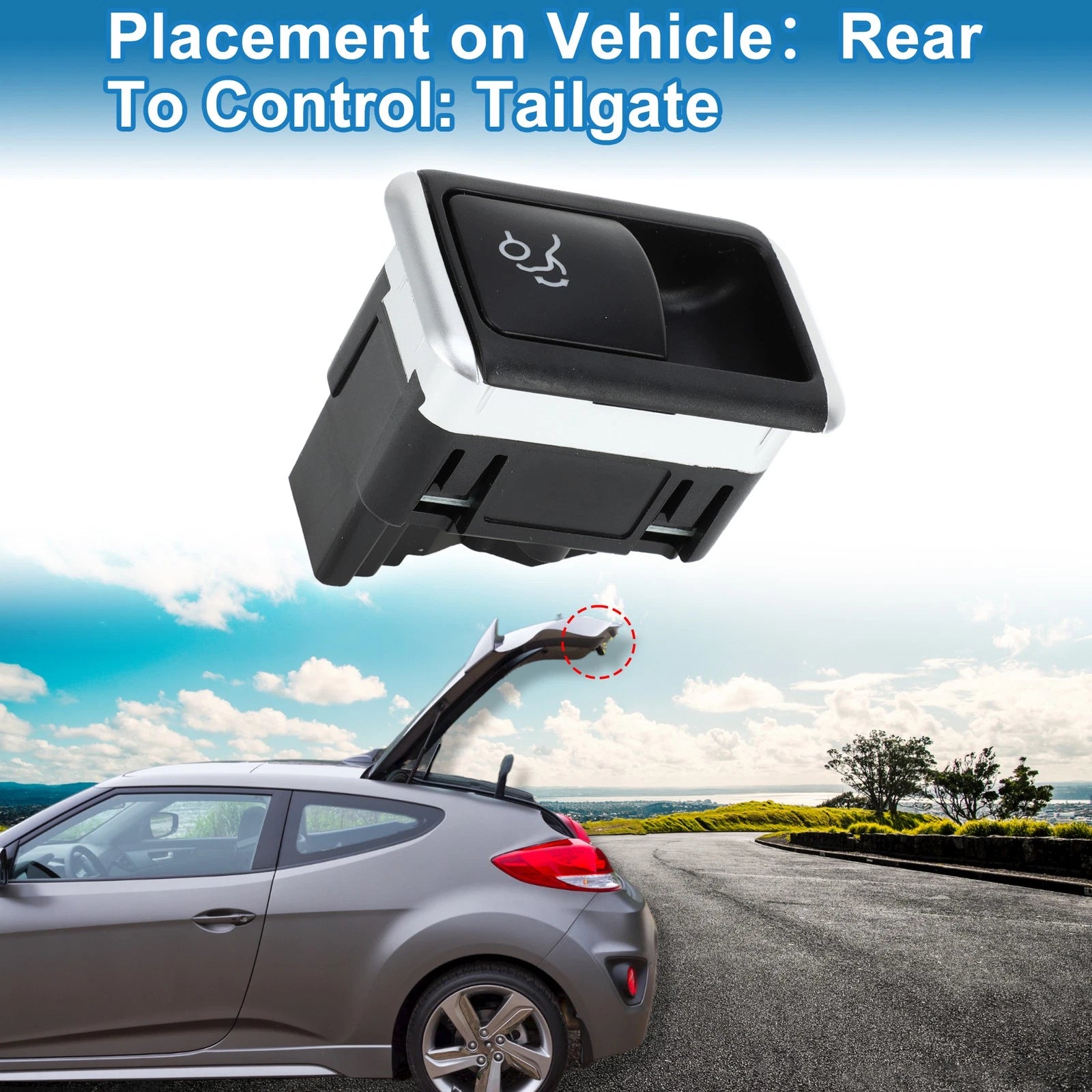 Trunk Release Switch Replacement for Mercedes-Benz E350 E500 E550 (2010–2011)