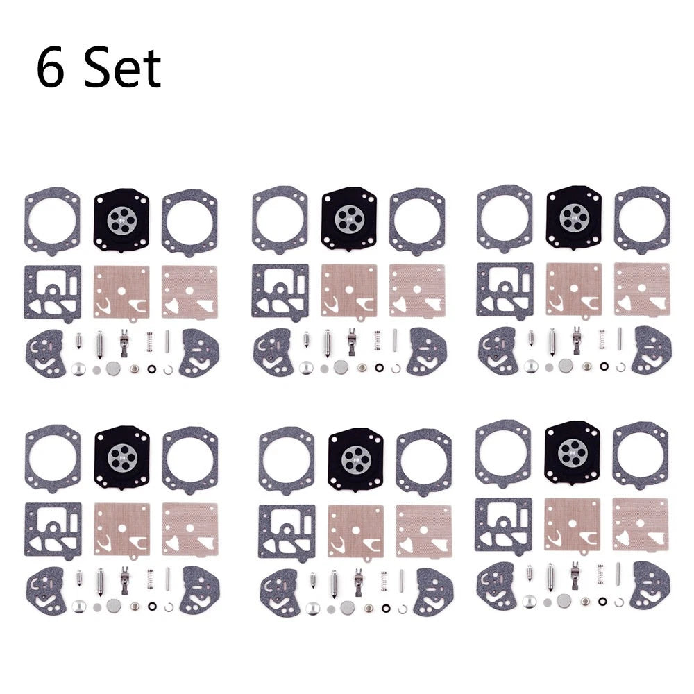 6X Chainsaw Carburetor Kit for Husqvarna 257, 250R, Poulan 3300 (Walbro K20-HDA)