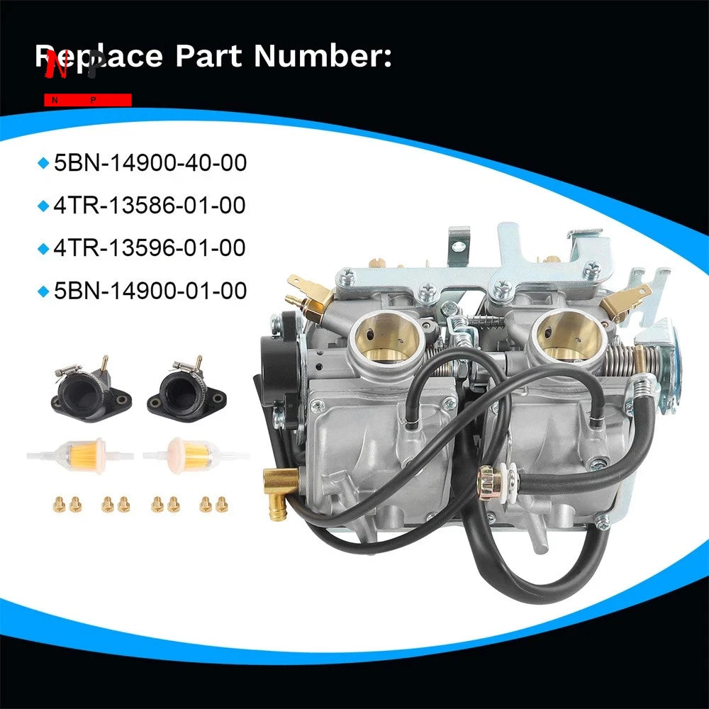 Carburetor for Yamaha V-Star 650 Classic Custom Silverado XVS650 (2000–2008)