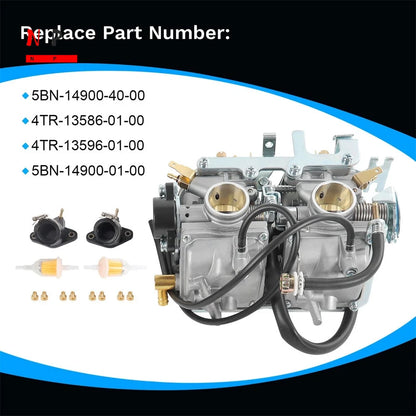 Carburetor for Yamaha V-Star 650 Classic Custom Silverado XVS650 (2000–2008)