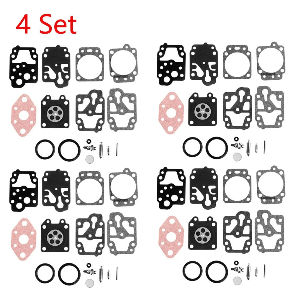 Set of 4 Carburetor Gasket Repair Kit for Honda GX22 GX31 (WALBRO K20-WYL)