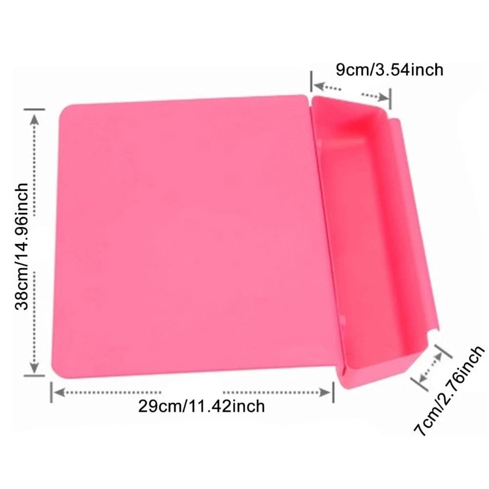 2X Detachable Cutting Board Set with Anti-Slip Base for Compact Storage