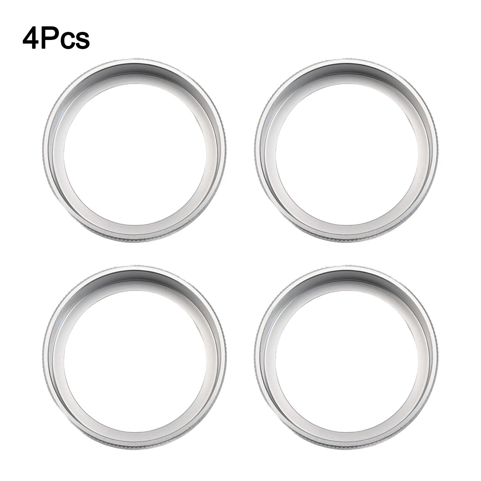 Silver Alloy Air Conditioning Audio Control Knobs for