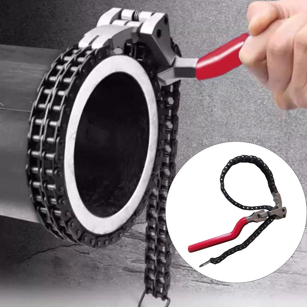 55 cm Oil For Filter Wrench with 19 cm Handle and Robust Metal Construction
