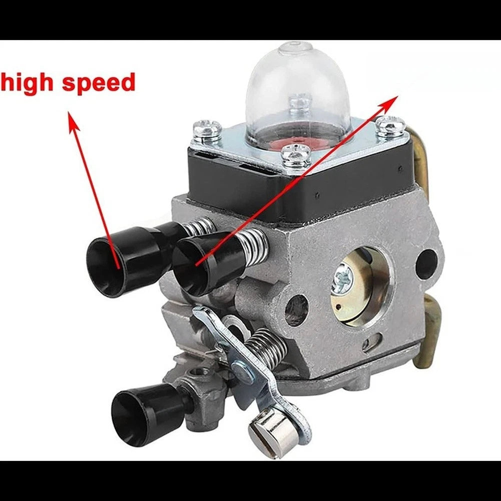 Carburetor Assembly with Manual Fuel Pump for FS38 FS45 FS55 FS85