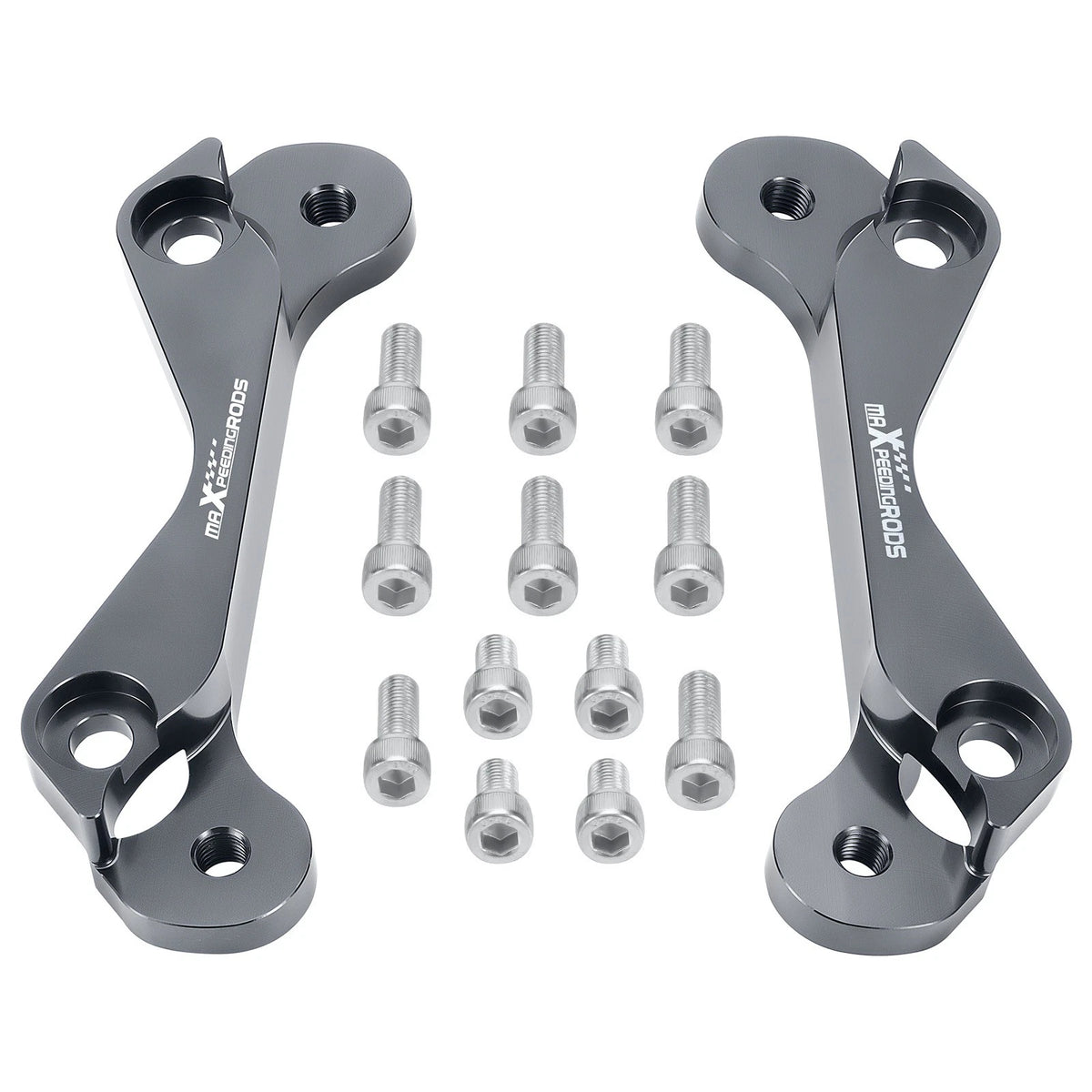 Caliper Bracket Adapter for Subaru Forester/Legacy (2009–2019) Gray w/Hardware