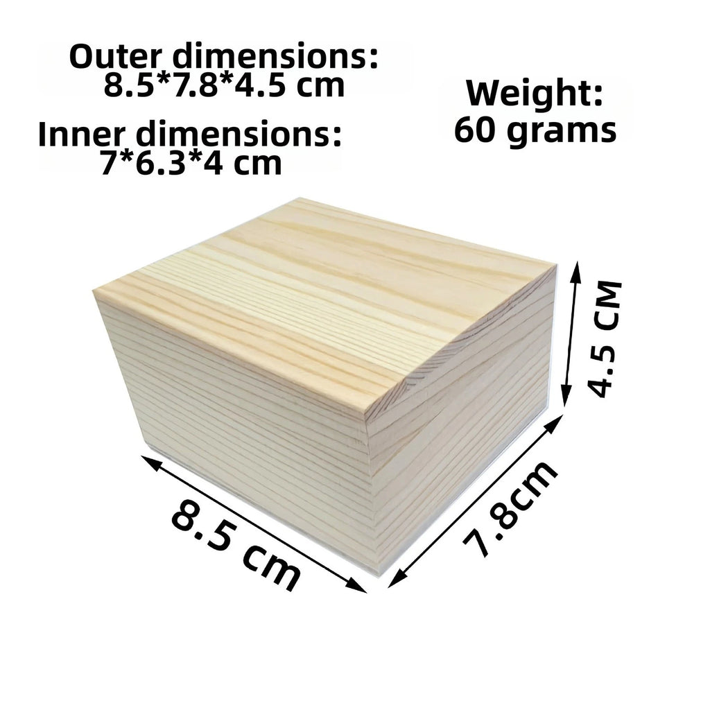 Storage Box for Accessories and Keepsakes (Classic Pine)