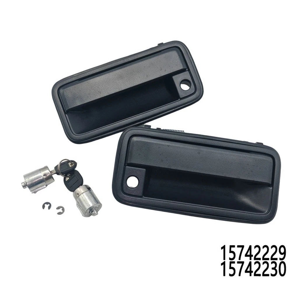 Front Door Handle Assembly with Lock Cylinders for Chevrolet C/K 1500 1995-2002