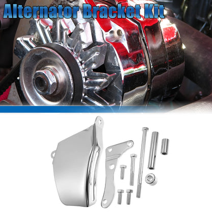 Water Pump Alternator Bracket Kit Replacement for Chevy SBC 305 (1968–1973)