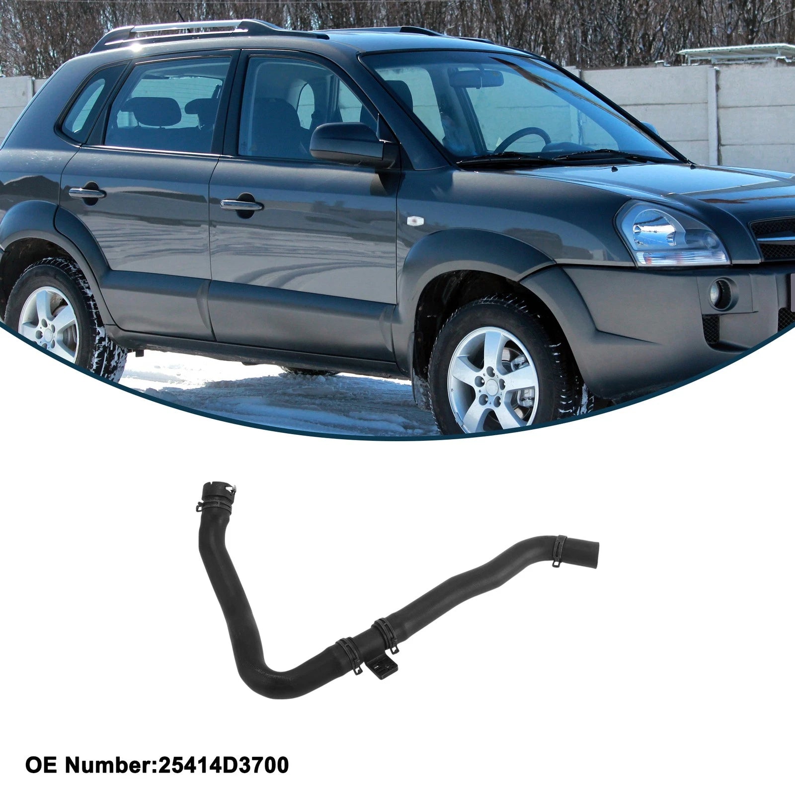 Radiator Hose Rubber Replacement for Hyundai Tucson (2016–2019)
