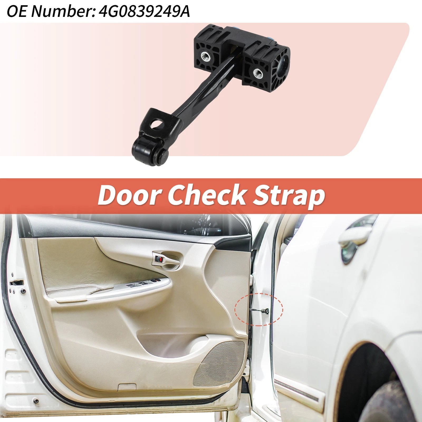 Rear Door Check Strap Replacement for Audi A6 (2012–2018)