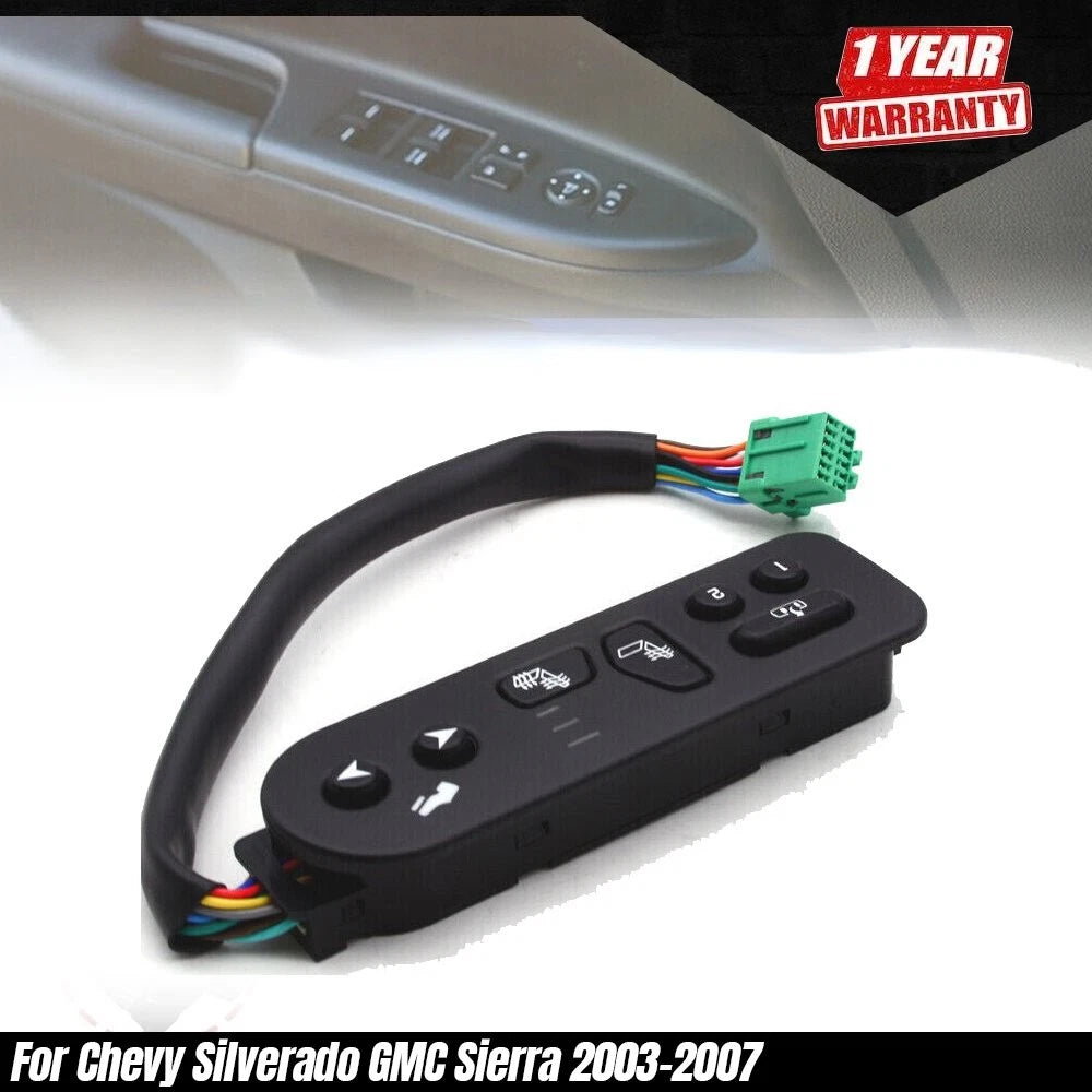 Front Left Seat Heater Switch for Chevy Silverado GMC Sierra (2003–2007) 901-200