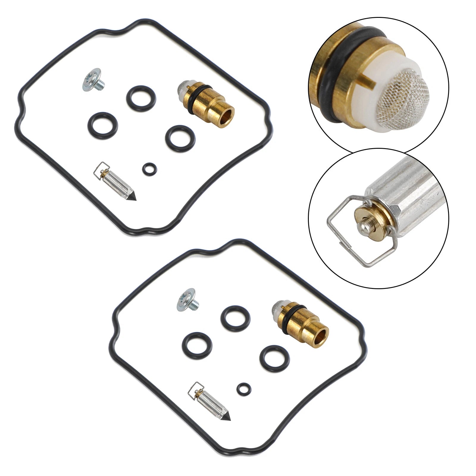 2X Carburetor Rebuild Repair Kit for Yamaha FZR400 (1988–1990) 1WG