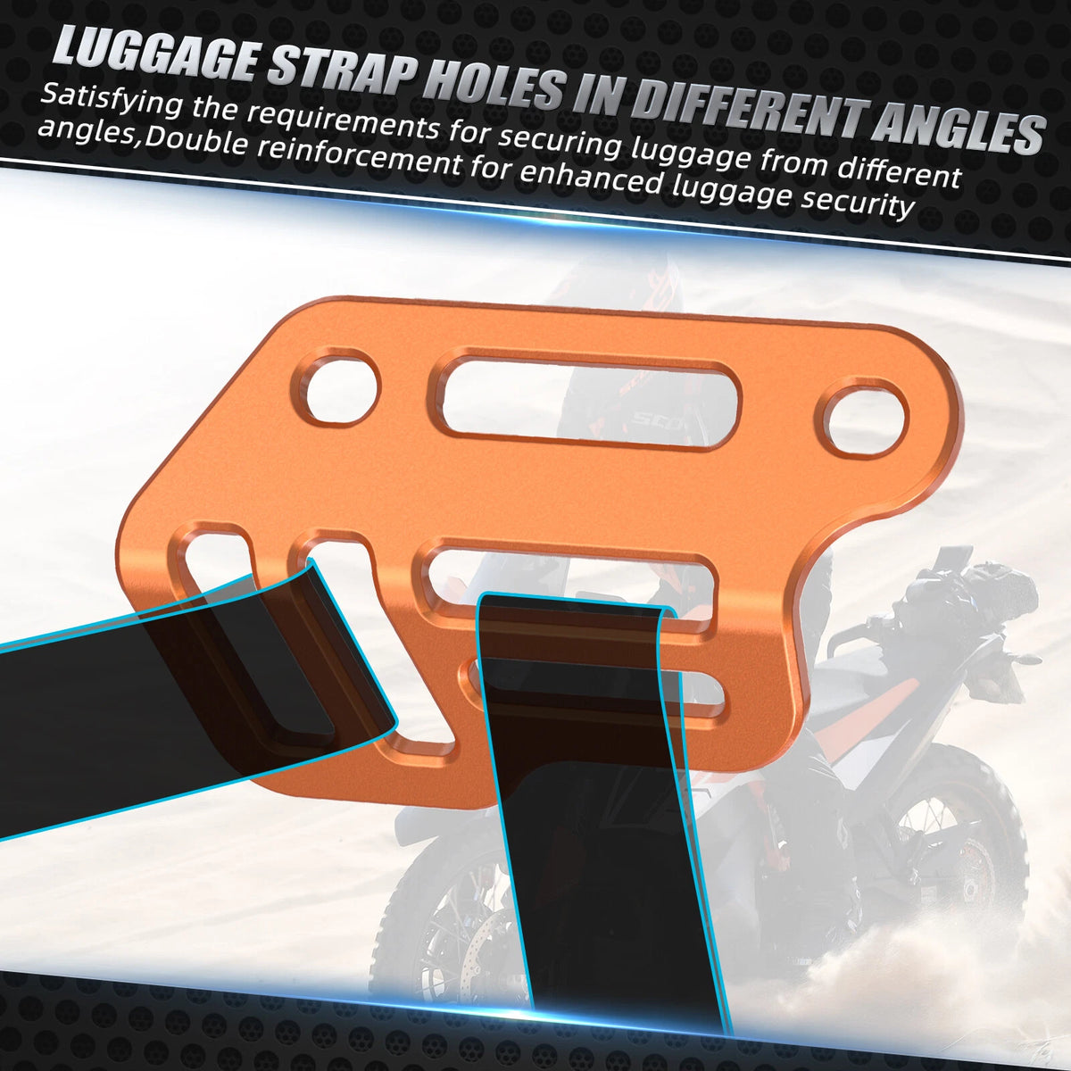 CNC Tie Down Bracket for KTM 890/790 Adventure R (2019–2023)