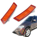 2X Front Bumper Marker Cover Reflector for BMW X5 E70 (2011–2013)