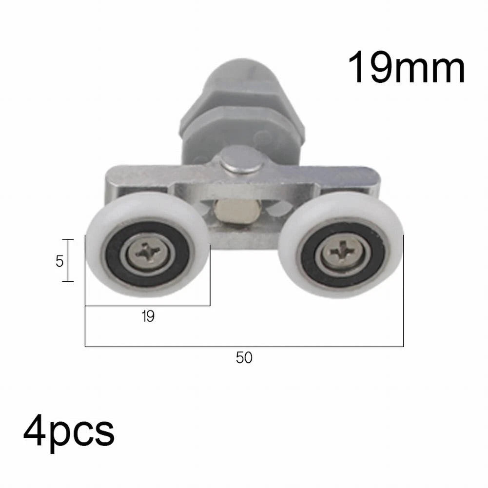4X Shower Door Rollers Wheels for Bathroom Replacement