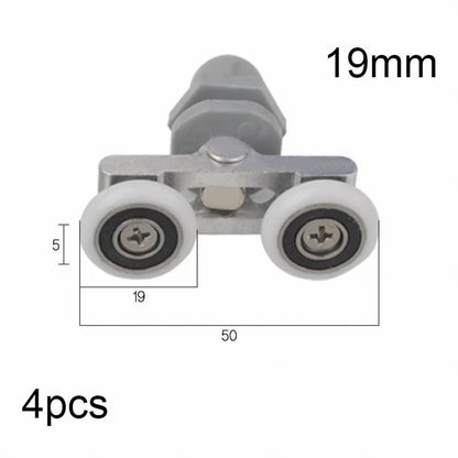 4X Shower Door Rollers Wheels for Bathroom Replacement
