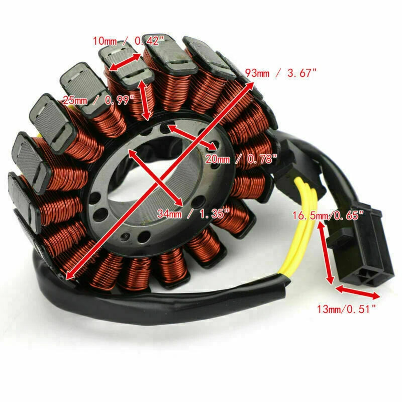 Stator for MV Agusta Turismo Veloce Rivale Stradale 800 (2015–2017) 8000B8312 T9