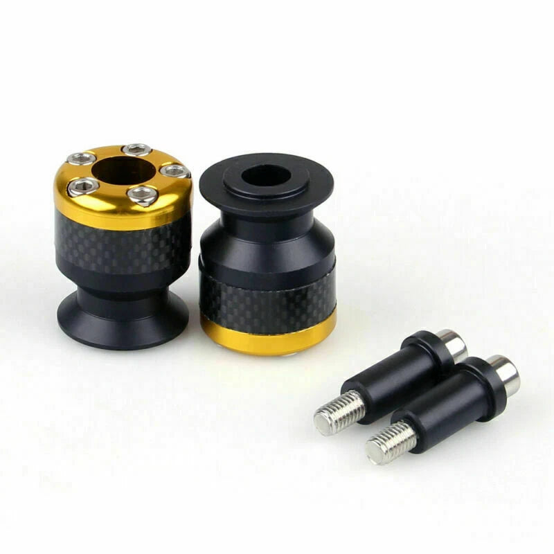 CNC Carbon Fiber 6mm Swingarm Sliders Spools for Universal Motorcycle