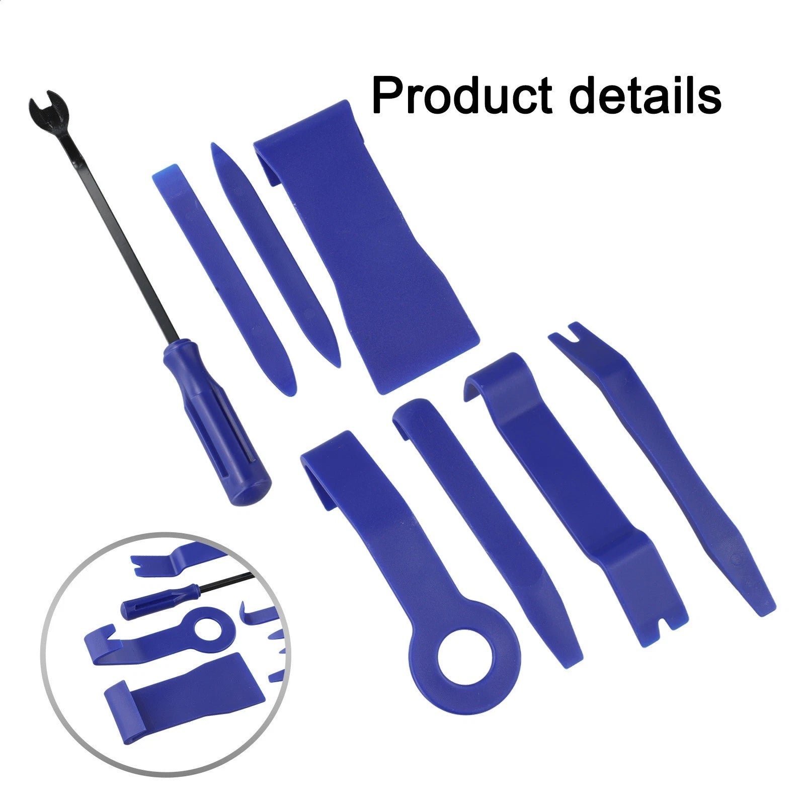 8 Piece Trim Removal Tool Set for Convenient Storage