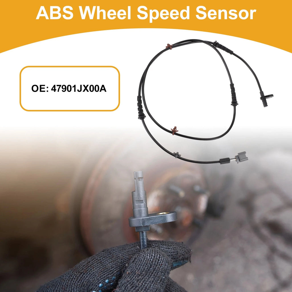 ABS Wheel Speed Sensor No. 47901JX00A for Nissan NV200 (2010–2013) Rear Left