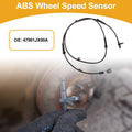 ABS Wheel Speed Sensor No. 47901JX00A for Nissan NV200 (2010–2013) Rear Left