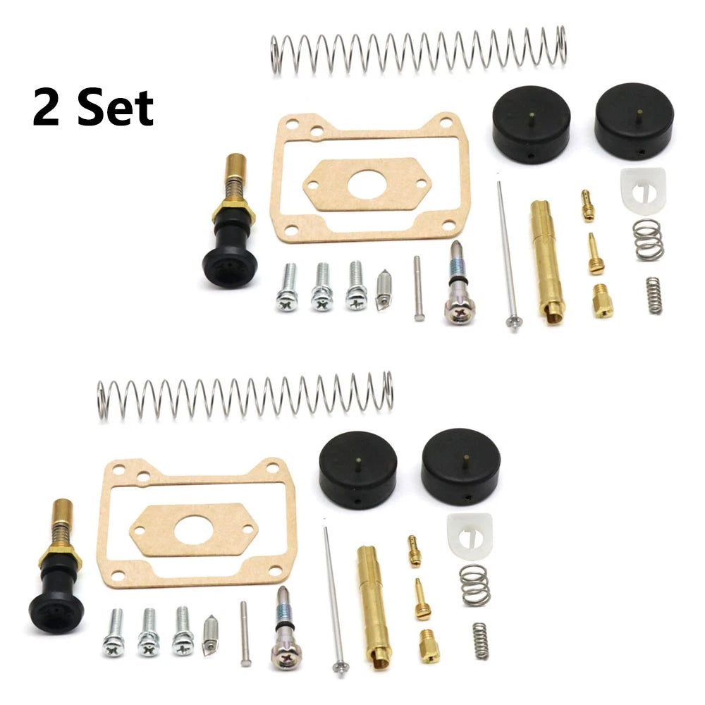2X Carburetor Choke Gasket Jet Repair Kit for Mikuni TM38