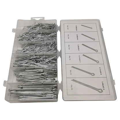 Set of 555 R Type Split Cotter Pins Metal Safety Pins