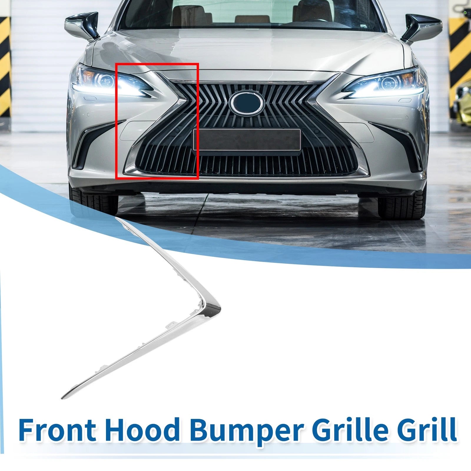 Front Right Hood Bumper Grille Trim for Lexus ES 250 (2003–2012)