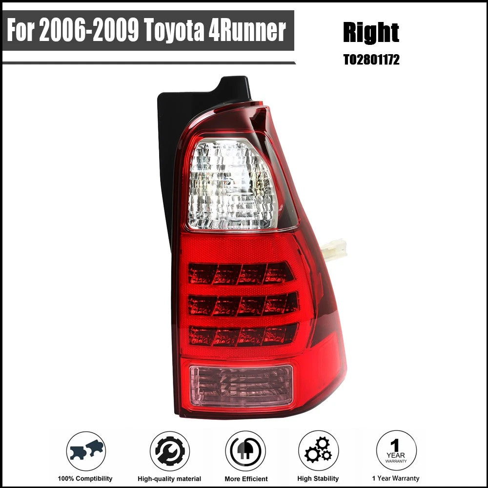 Halogen Tail Light Assembly for Toyota 4Runner (2006–2009) Right/Passenger Side