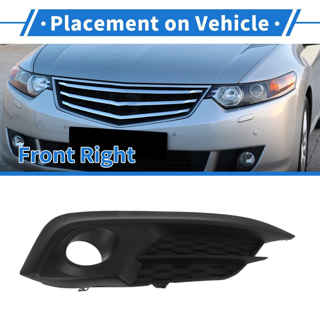 Front Right Fog Light Grill Replacement for Honda Civic (2016–2018)