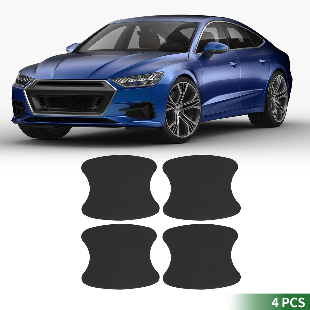 Door Handle Cup Protector Sticker for (3.54"x3.93", Black)