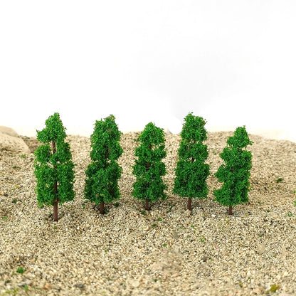 40Pcs 2.36" Mini Model trees DIY Train Railroad Diorama Scenery Layout Landscape