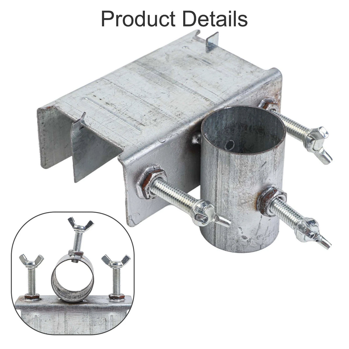 Heavy Duty Umbrella Holder for Outdoor Areas - Adjustable Clamp