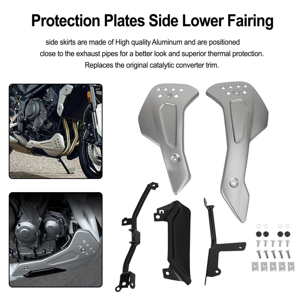 Lower Engine Belly Protection Plates for Triumph Trident 660 (2021) A9