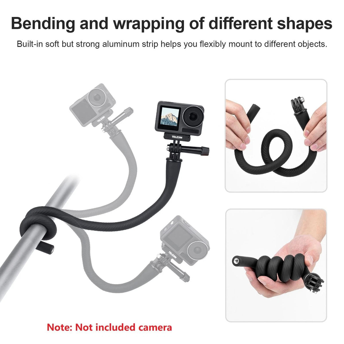360° Adjustable Phone Holder for Tripod Camera Mount (Universal)
