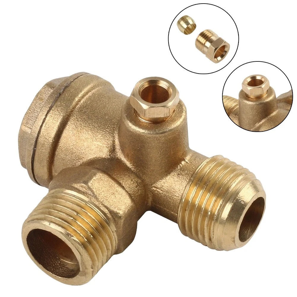 Air Compressor Check Valve for Automotive Applications (20mm, 3-Port)