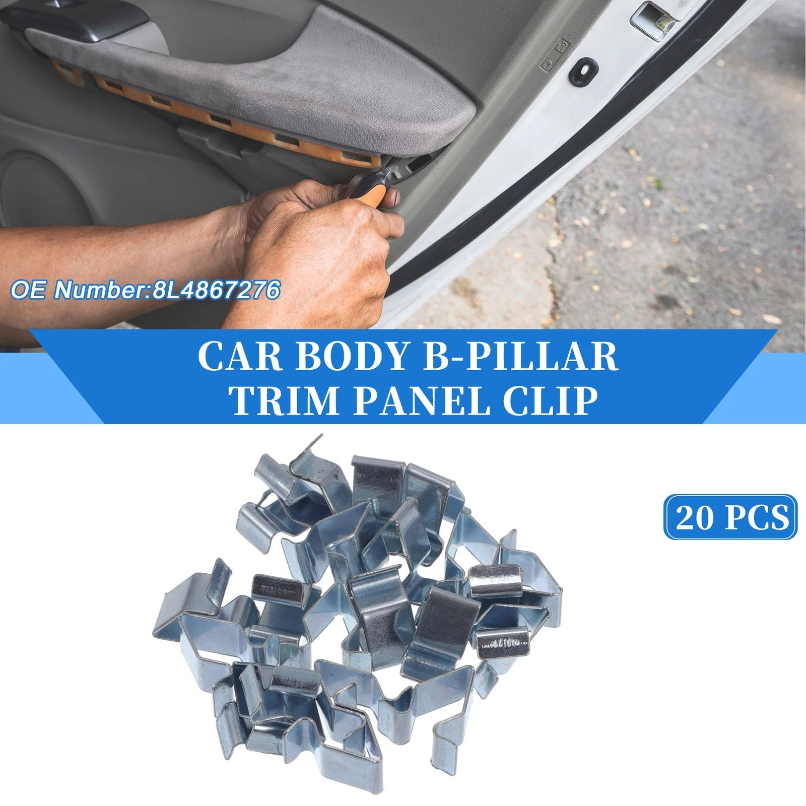 20 Pcs B Pillar Trim Panel Clips Replacement for Volkswagen Atlas (2018–2023)